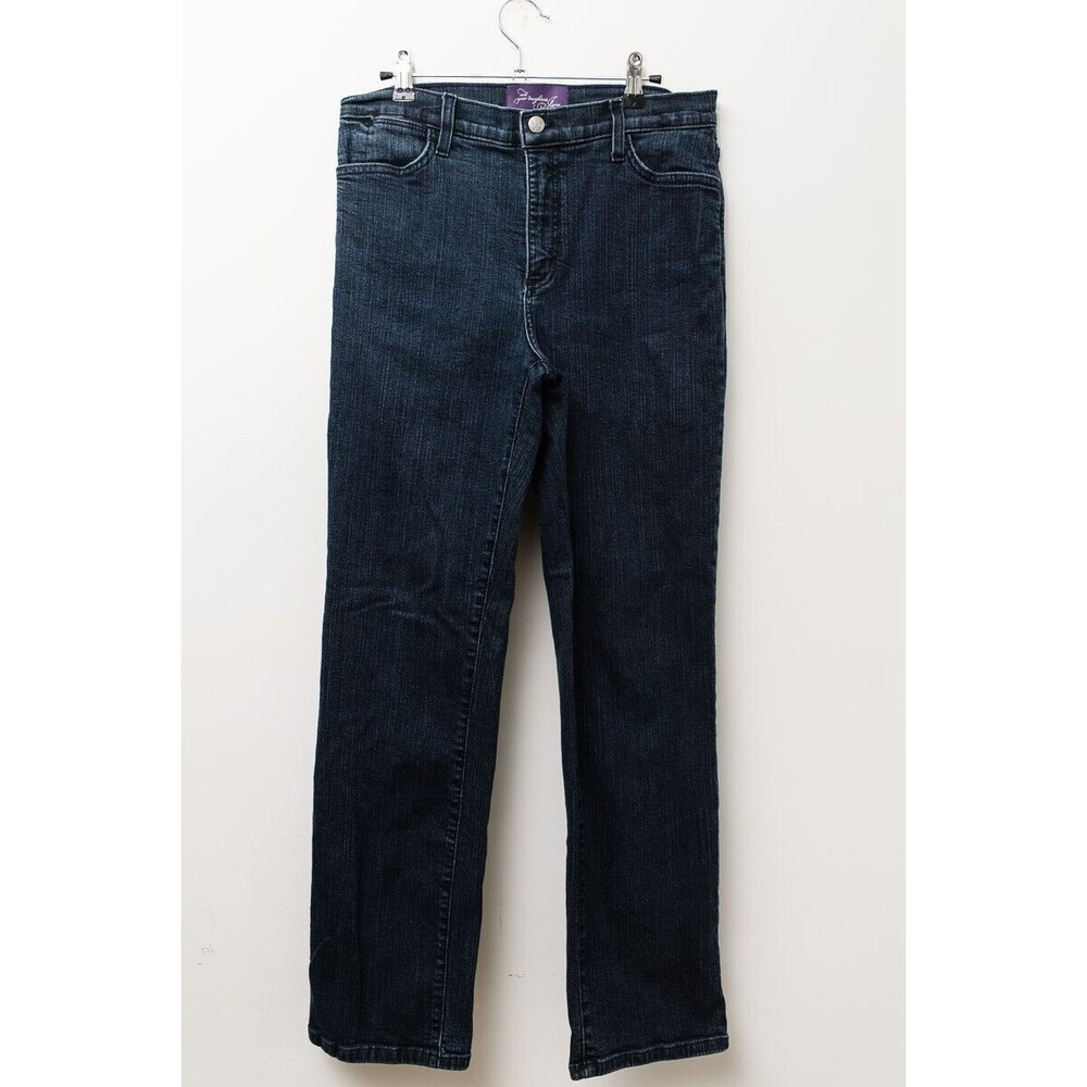 Not your daughter's jeans NYDJ lift tuck tech 12 women's denim dark wash